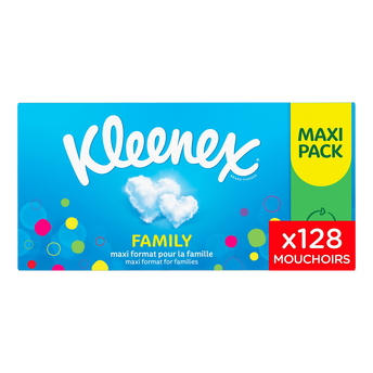 Image de Mouchoirs blancs family KLEENEX boîte