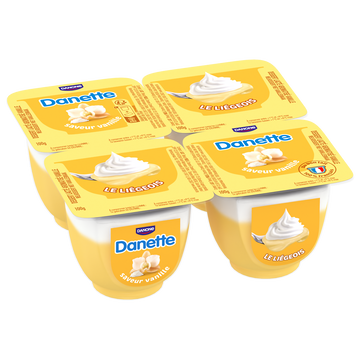 Danone Dessert Liégeois Vanille Danette - 4x100g