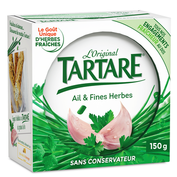 Tartare Fromage À Tartiner Ail & Fines Herbes Tartare - 150g