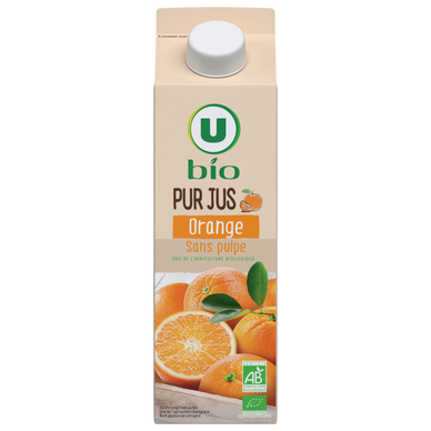 Pur jus réfrigéré d'orange avec pulpe INNOCENT, bouteille de 330ml - Super  U, Hyper U, U Express 