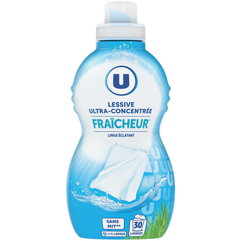 Image de U
Lessive liquide - Fraicheur - 30 lavages - 0.96