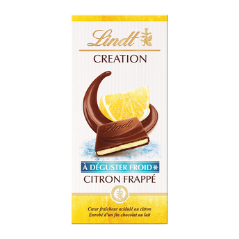 Image de Chocolat au citron frappé LINDT, Tablette de