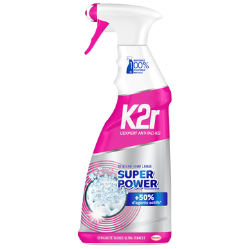 K2r Détachant Avant-lavage Super Power K2r, 550ml