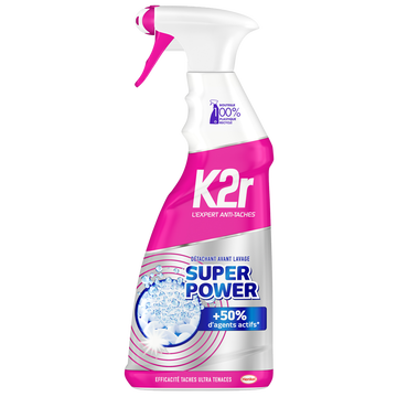 K2r Détachant Avant-lavage Super Power K2r, 550ml