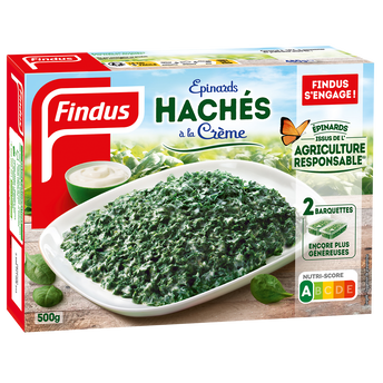 Image de Epinards hachés à la crème fraîche FINDUS