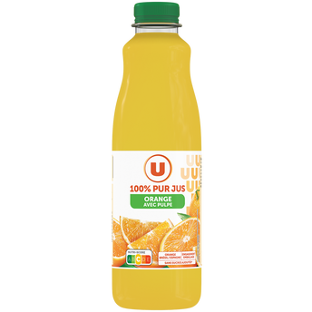 Image de U
Pur jus d'orange avec pulpe pet