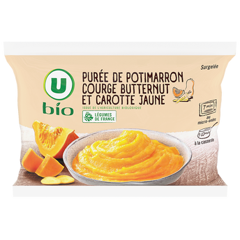 Image de U BIO
Purée de potimaron courge buttermut carotte surg