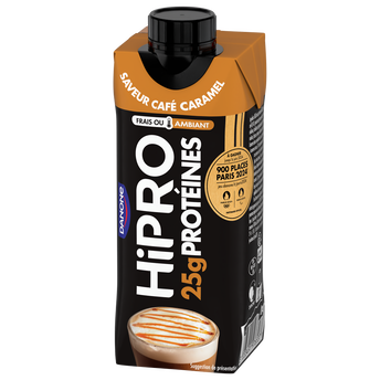 Image de Yaourt à boire UHT proteinée saveur café caramel HIPRO