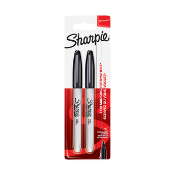 Image de Marqueur SHARPIE fine noir x2