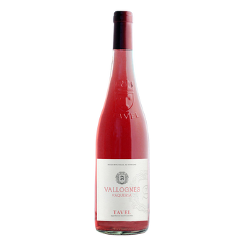 Image de Vin rosé CVT Vin rosé Tavel AOP, Les Vallognes d'Aqueria, HVE, - Bouteille