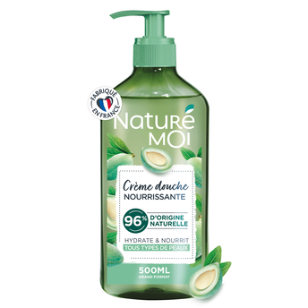 Image de Crème douche hydratante amande NATURE MOI, flacon