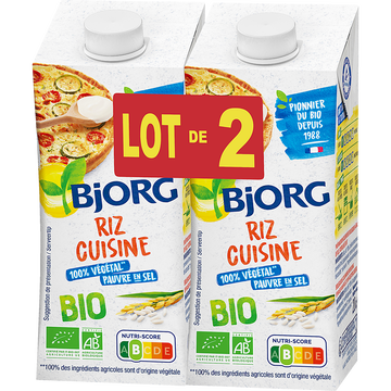 Bjorg Riz Cuisine Bio Bjorg 200ml