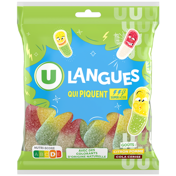 Image de U
Confiserie Langues acides - sachet