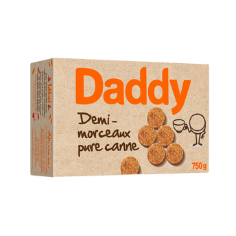 Image de Sucres demi rond pure canne DADDY, boîte