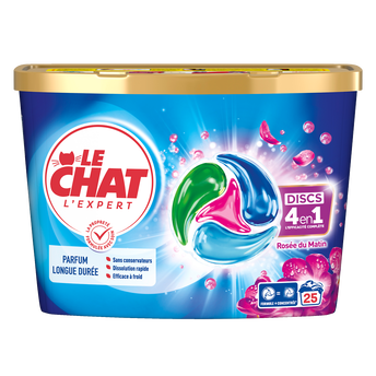 Image de Lessive capsule Fraîcheur Rosée du Matin LE CHAT, x25
