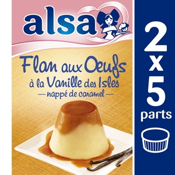 Image de Flan aux oeufs vanille ALSA, 2 doses