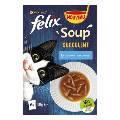Soup'Succulent sélection de Poissons 2xcabillaud 2xthon 2xcarrelet
