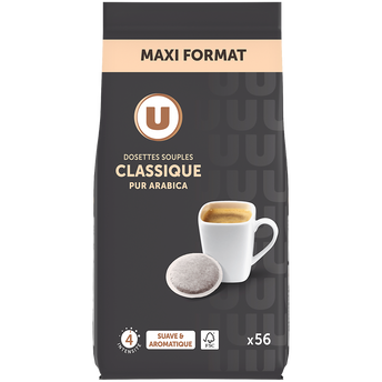 Image de U
Café dosettes Classique N°4 - compatible SENSEO