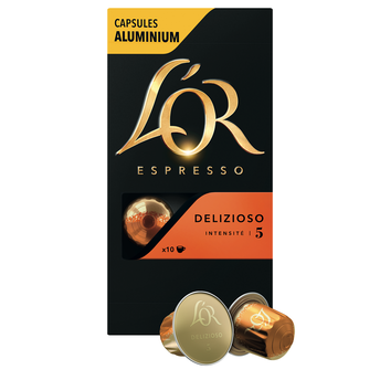 Image de Café capsules L'OR ESPRESSO Delizioso N°5 - Compatible NESPRESSO
