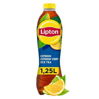 Image de Boisson au thé citron et citron vert LIPTON ICE TEA, Bouteille