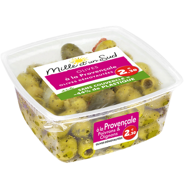 Mille et un Sud Olives Dénoyautées À La Provençale Mille Et Un Sud, 200g