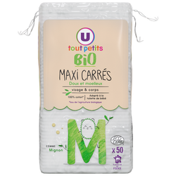 Coton Bebe Maxi Carre X50 Super U Hyper U U Express Www Coursesu Com