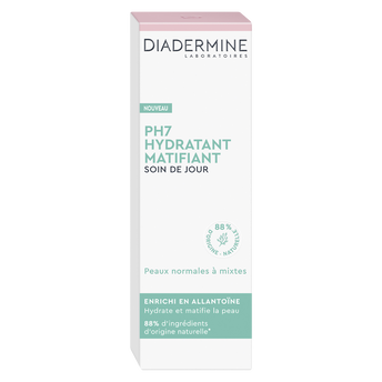 Image de Crème soin du jour essential Multiactif PH7 DIADERMINE, tube de