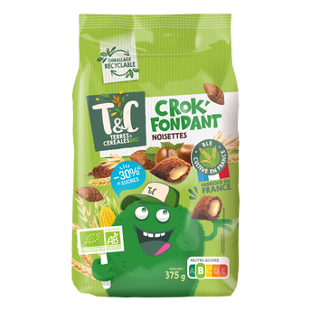 Image de Céréales noisette bio Crok'fondant TERRES ET