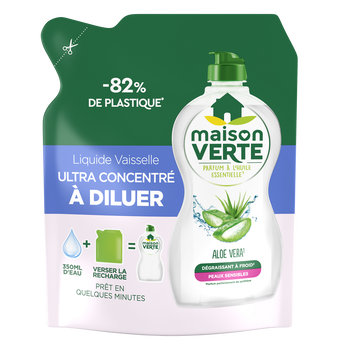 Image de Liquide vaisselle Aloe Vera à diluer MAISON VERTE