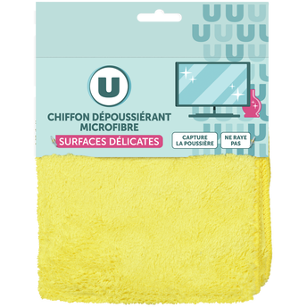 Image de U
Chiffon en microfibre dépoussiérant surfaces