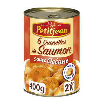 Image de Quenelle de saumon sauce océane PETIT JEAN, boîte de