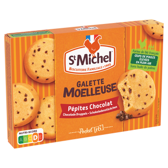 Image de Biscuits Galettes moelleuse pépites chocolat ST MICHEL