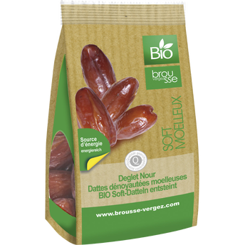 Image de Datte deglet nour, BIO, moelleuse dénoyautée, sachet