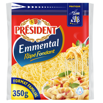 Image de Emmental râpé fondant PRESIDENT