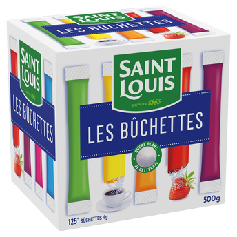 Image de Bûchette sucre poudre SAINT LOUIS 4g x 125