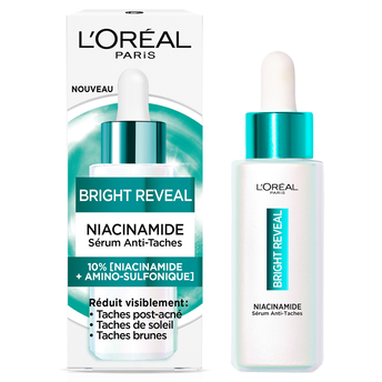 Image de Sérum visage Anti-Tâche A la Niacinamide  Bright Reveal L'OREAL PARIS- Flacon