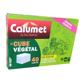 Image de Cube allume feu végétal CALUMET