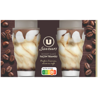 Image de U SAVEURS
Coupes glacées verre Tiramisu - 2 x