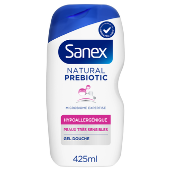 Image de Gel douche natural prebiotic hypoallergénique SANEX
