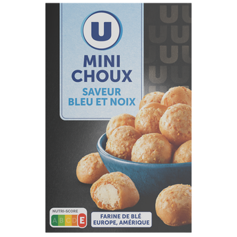 Image de U
Mini choux saveur bleu et noix