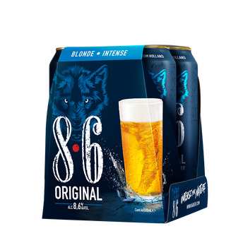Image de Bière blonde 8.6 Original 8,6° pack boîtes