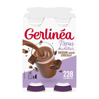 Image de Boisson chocolat, repas minceur GERLINEA  -  x4