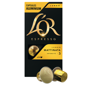Image de Café capsules L'OR ESPRESSO Lungo Mattinata N°5 - Compatible NESPRESSO