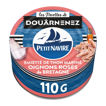 Image de Émietté de Thon Mariné Oignons rosés de Bretagne PETIT NAVIRE
