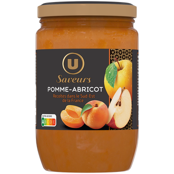 Image de U SAVEURS
Compote pomme abricot, bocal