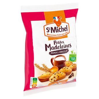 Image de Madeleines pépites chocolat oeufs plein air ST MICHEL paquet de
