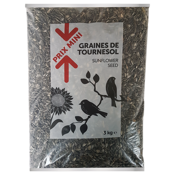 Image de Graine de tournesol pour oiseaux PRIX MINI sac