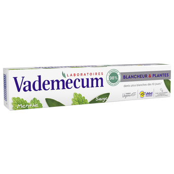 Image de Dentifrice blancheur et aux plantes VADEMECUM