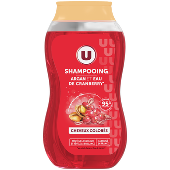 Image de U
Shampooing Cheveux colorés, huile argan & cranberry