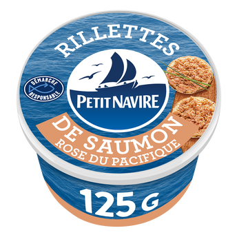 Image de Rillettes de saumon PETIT NAVIRE boîte 1/6